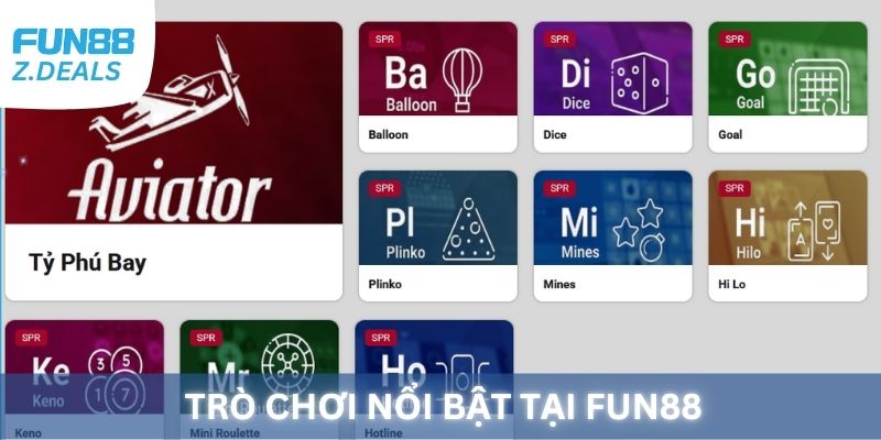 Các trò chơi Game Siêu Tốc nổi bật tại Fun88