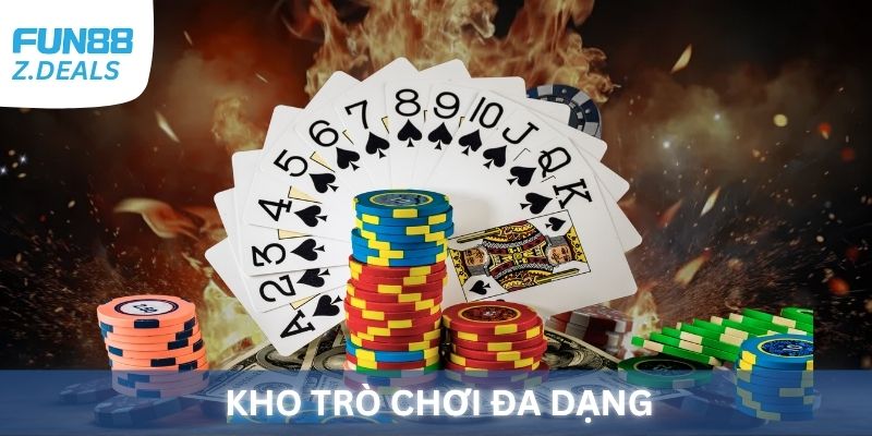 3D Casino tại Fun88 sở hữu kho trò chơi đa dạng