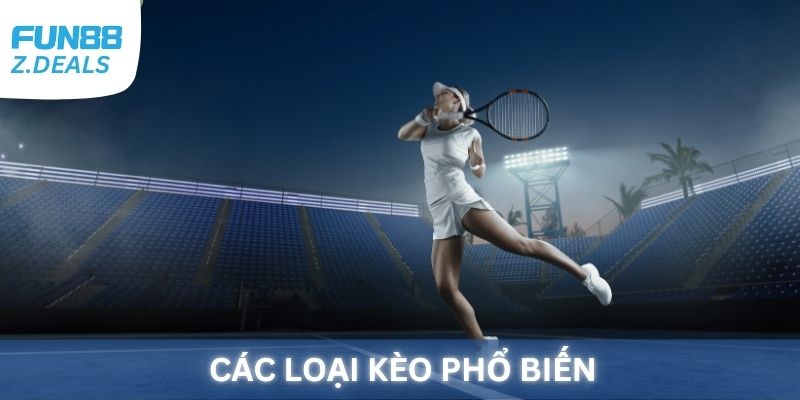 Các loại kèo cược quần vợt phổ biến
