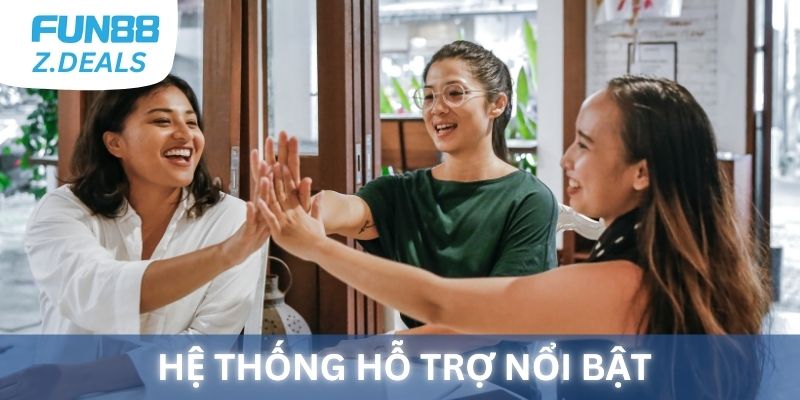 Hệ thống liên hệ, hỗ trợ nổi bật