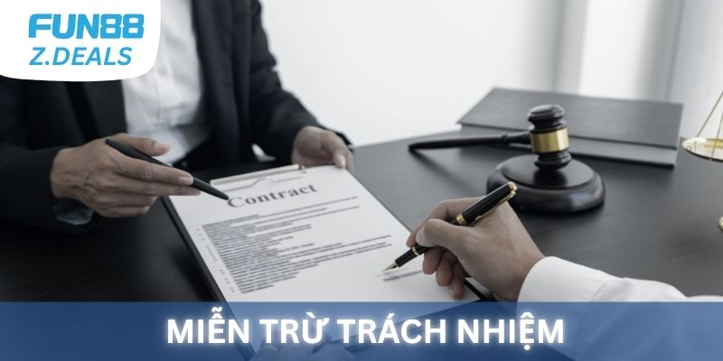 Điều luật Miễn trừ trách nhiệm tại Fun88